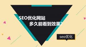 seo優(yōu)化網(wǎng)站多久能看到效果？